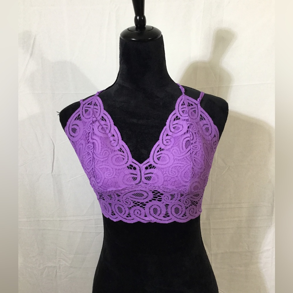 Pink Victoria secret wireless bra-top new size m